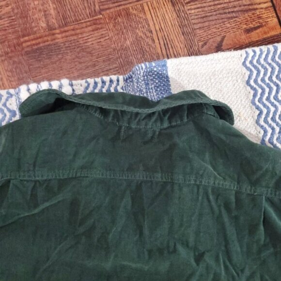 RETREAT Dark Green Lightweight Corduroy Shirt - Picture 13 of 13